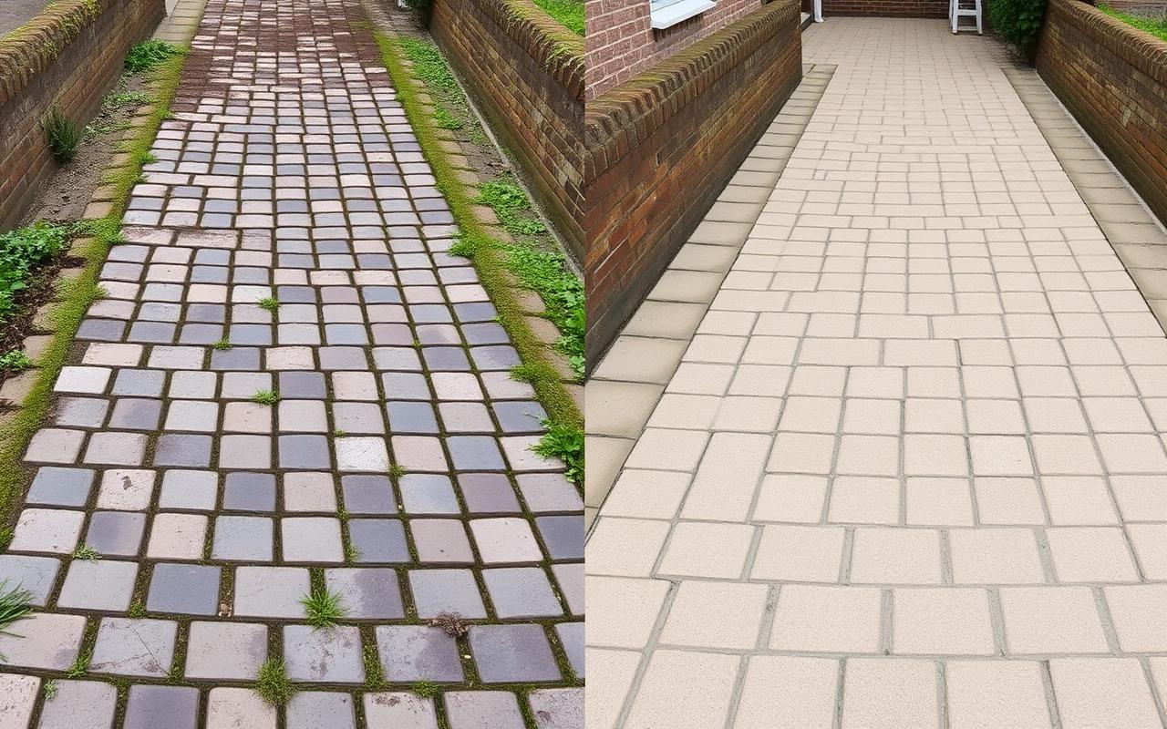 Klinkerfassade reinigen: Moos, Ausblühungen und Schmutz entfernen